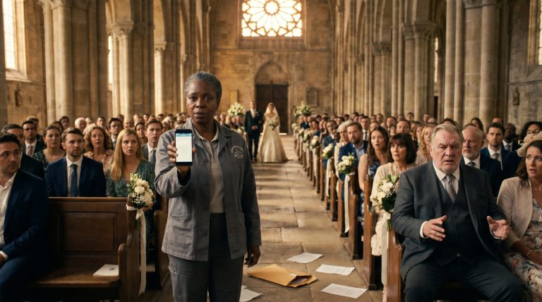 The Janitor Who Stopped the Wedding Nobody Could Explain